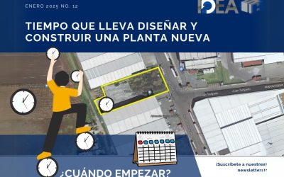 Tiempo que lleva diseñar y construir una planta nueva