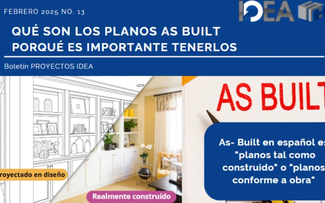 Qué son los planos as built